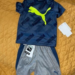 12 m Puma 2 piece short set